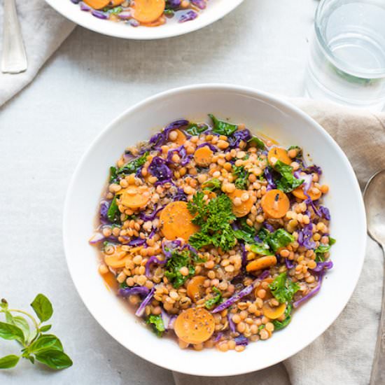 Red Lentil and Carrot Stew