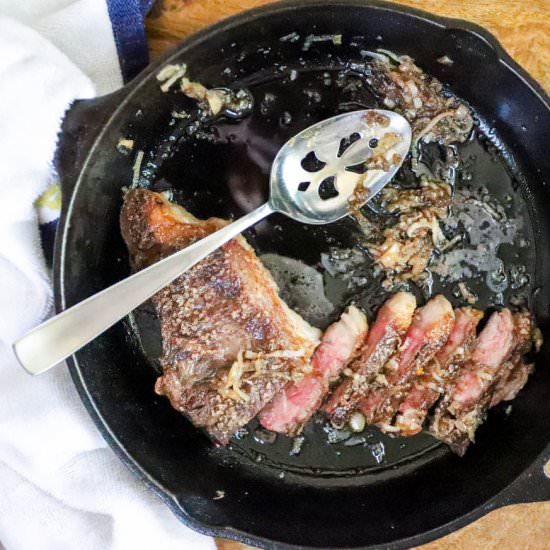 Pan Seared Strip Steak