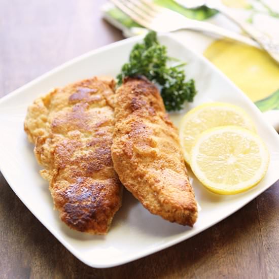 low carb fried fish
