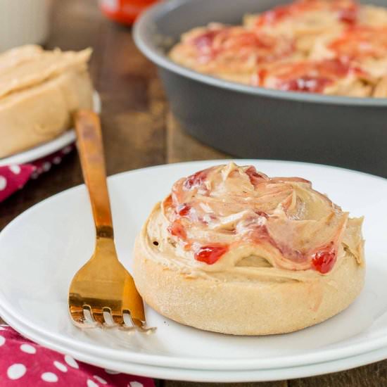 Peanut Butter & Jelly Rolls