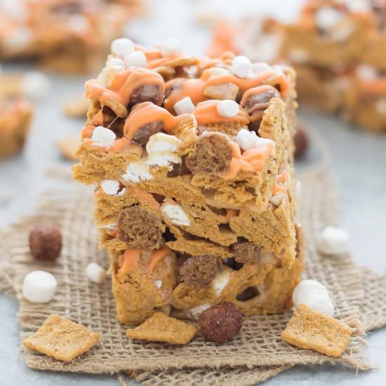 Pumpkin Spice S’mores Bars