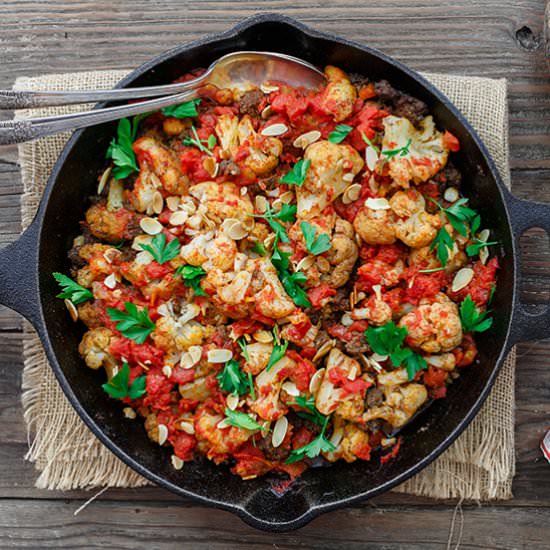 Mediterranean Cauliflower Casserole