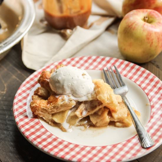 Salted Caramel Apple Pie
