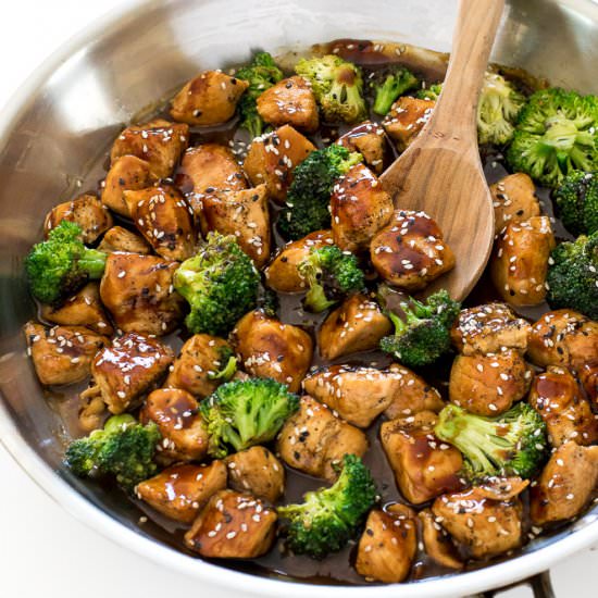 Honey Garlic Chicken Stir Fry
