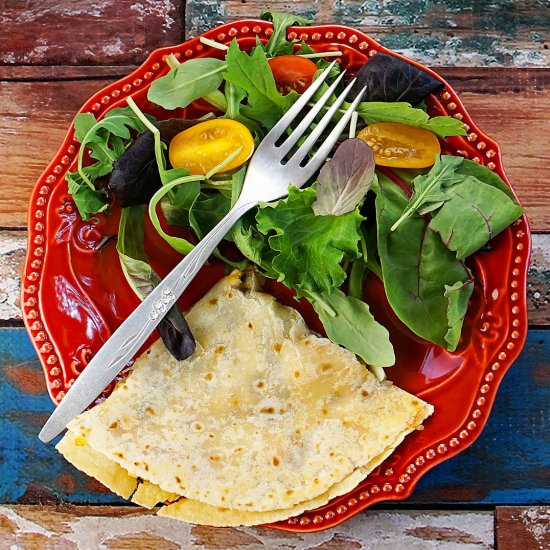 Easy Barbecue Chicken Quesadillas