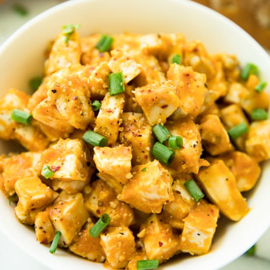 Barbecue Pumpkin Chicken Salad