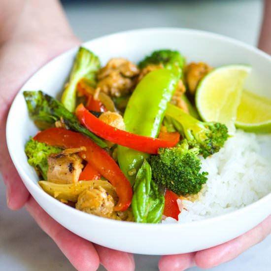 30-Minute Ginger Chicken Stir Fry