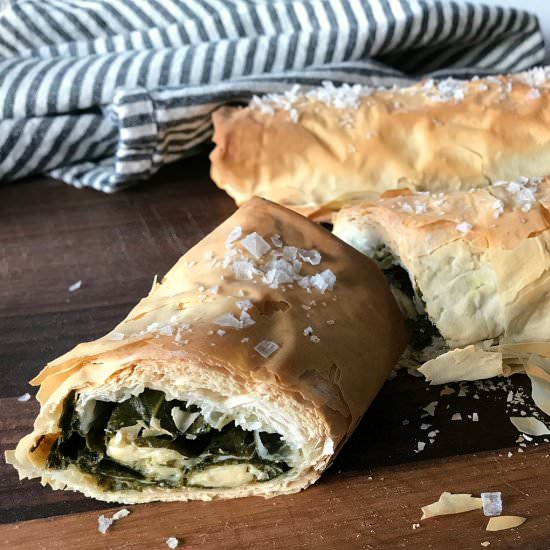 Spinach & Herb Phyllo Roll-Ups
