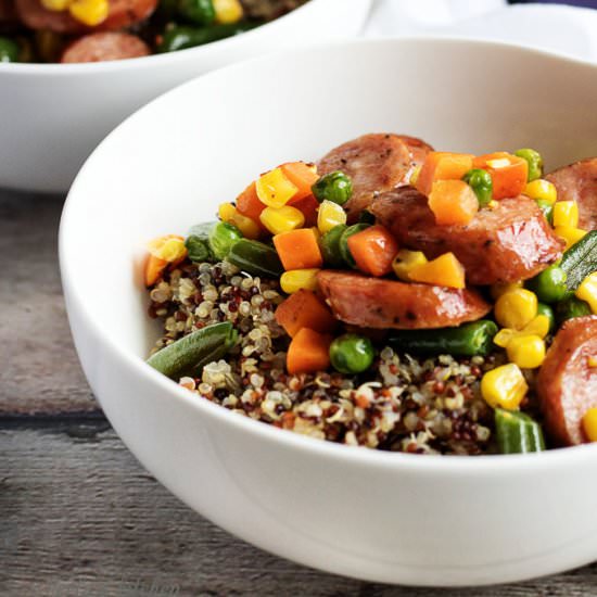 Sausage & Veggie Stir Fry