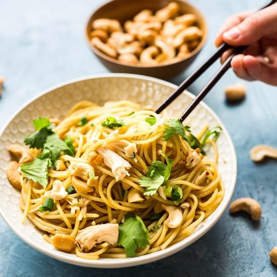 Sesame Cilantro Noodle Bowl