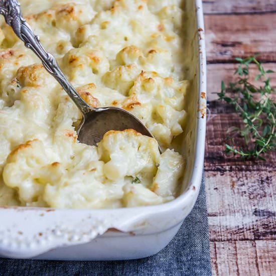 Cauliflower Gruyere & Thyme Gratin
