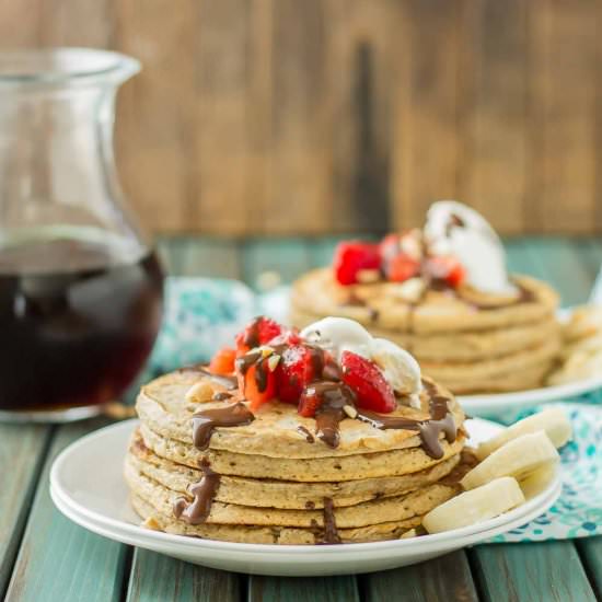 Banana Split Pancakes
