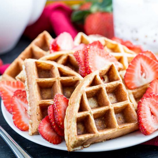 Vanilla Protein Waffles