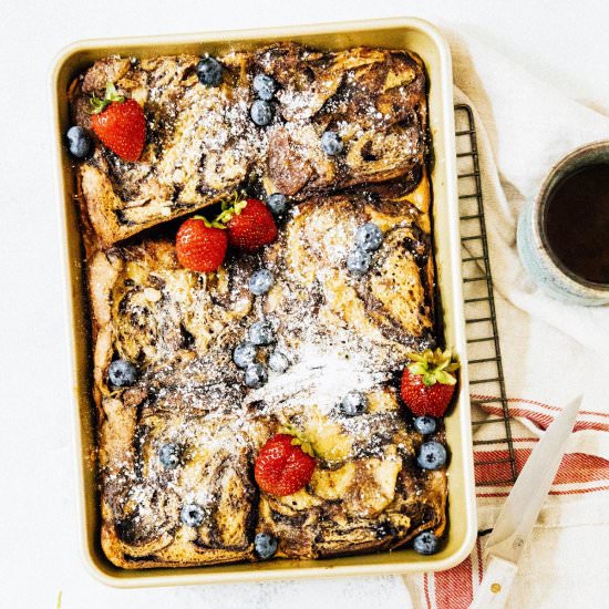 overnight babka french toast