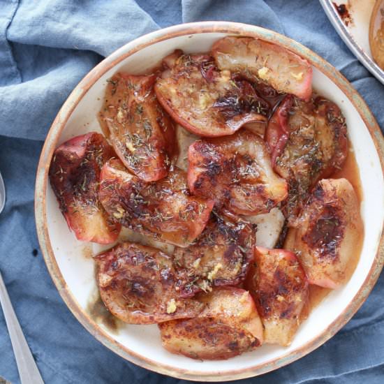 Thyme Roasted Apples & Pears