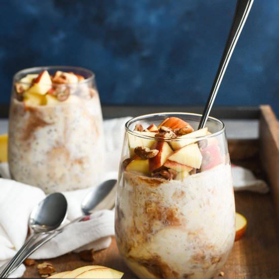 Apple Butter Overnight Oats