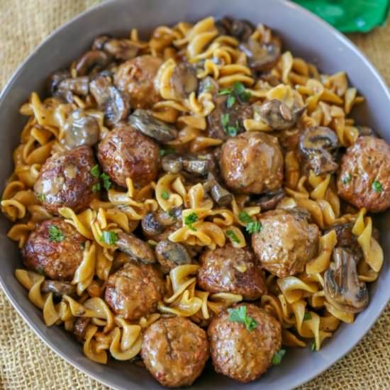 MEATBALL STROGANOFF