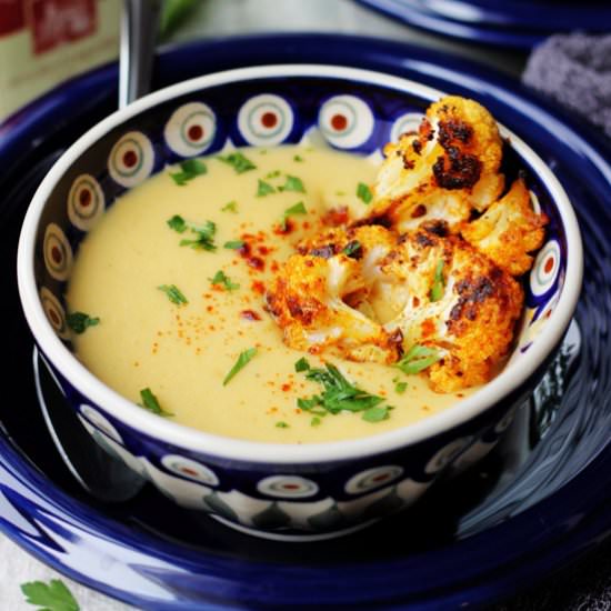 Roasted Cauliflower Soup