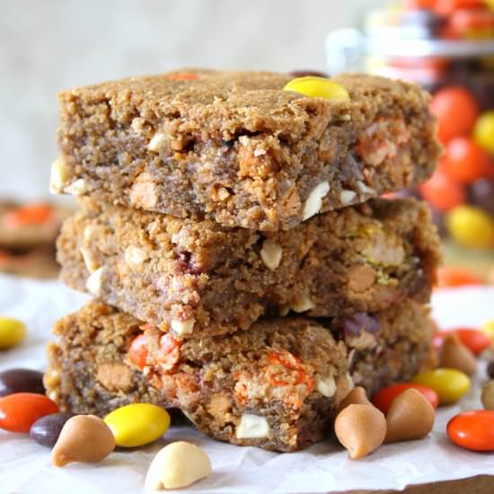 Peanut Butter Butterscotch Blondies