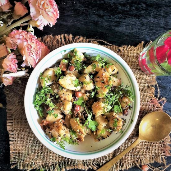 Potato and Peanut Subzi