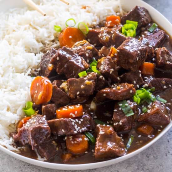 Slow Cooker Beef Teriyaki