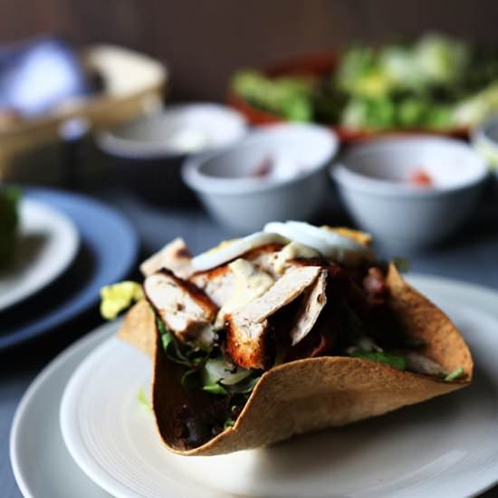 Tortilla Caesar Salad
