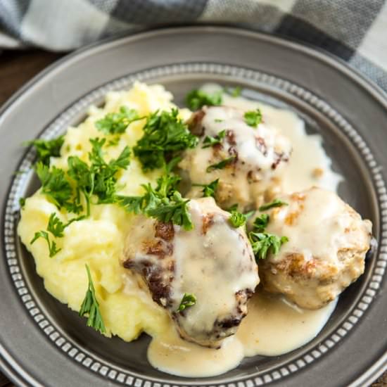 Slow Cooker Chicken Meatballs
