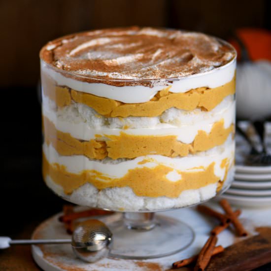 Pumpkin Cheesecake Trifle