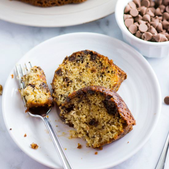 Chocolate Chip Banana Cake