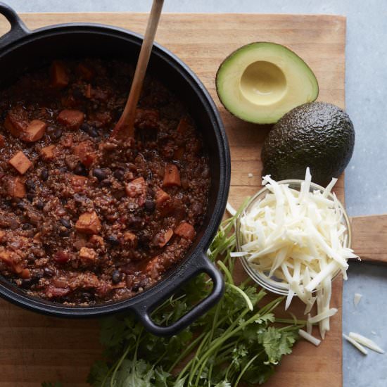 Black Bean Sweet Potato Chili