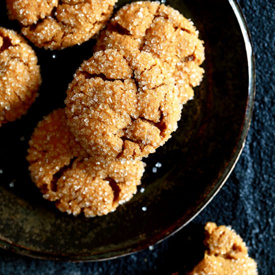 Soft & Chewy Pumpkin Ginger Cookies