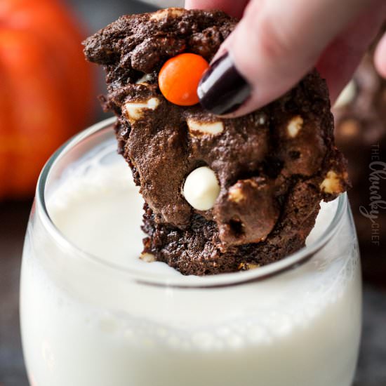 Thick Double Chocolate Cookies