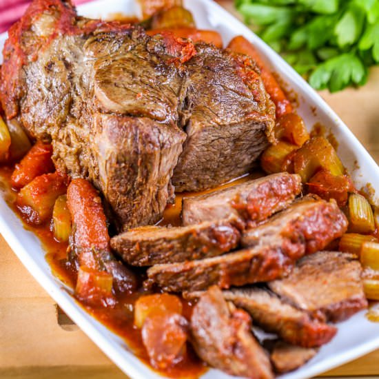 Braised Tomato Chuck Roast