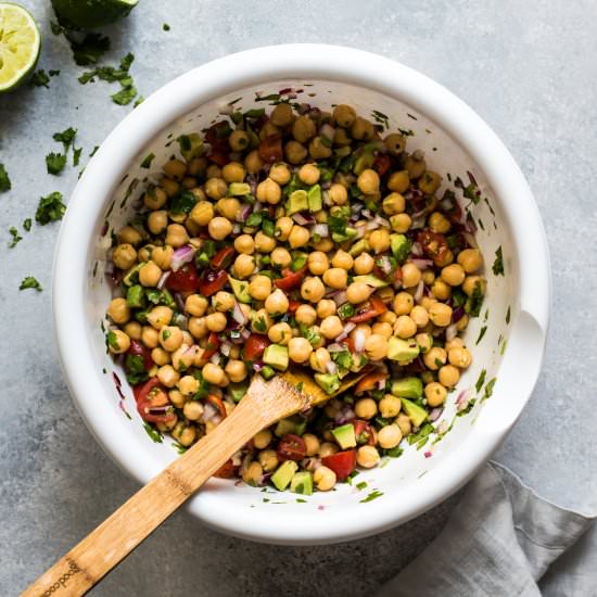 Healthy Mexican Chickpea Salad