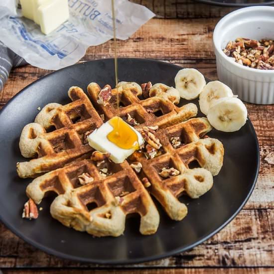 Grain-Free Banana Nut Waffles