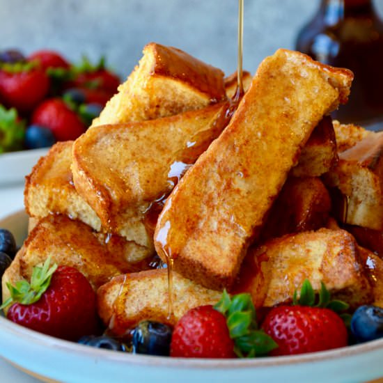 Baked French Toast Sticks