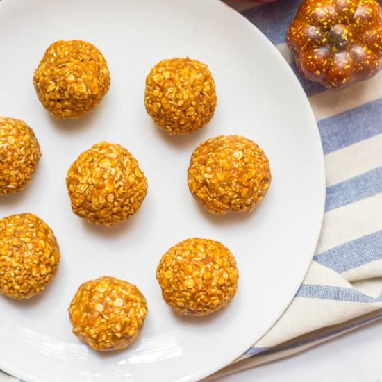 Pumpkin protein energy balls