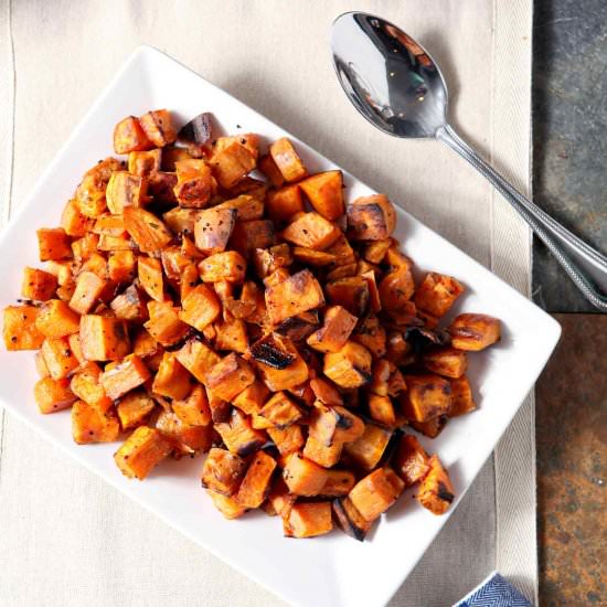 Bourbon Butter Sweet Potatoes