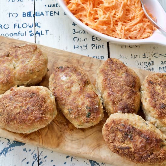 Mini Pork Meatloaves with Courgette