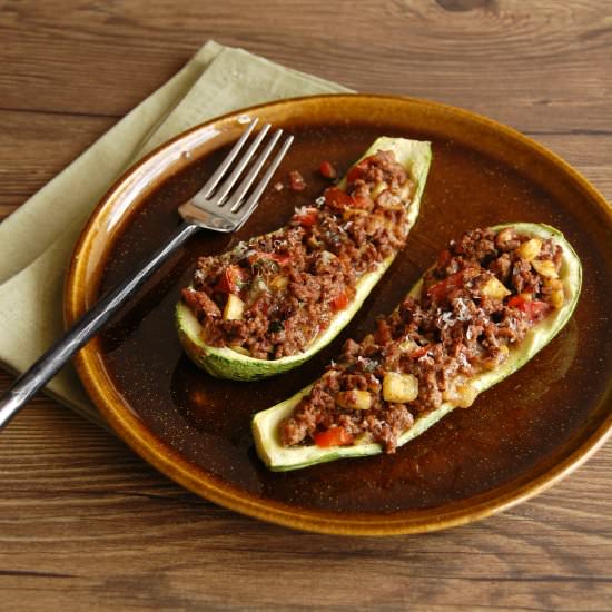 Stuffed zucchini