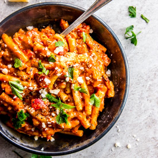 One Pot Italian Sausage Pasta