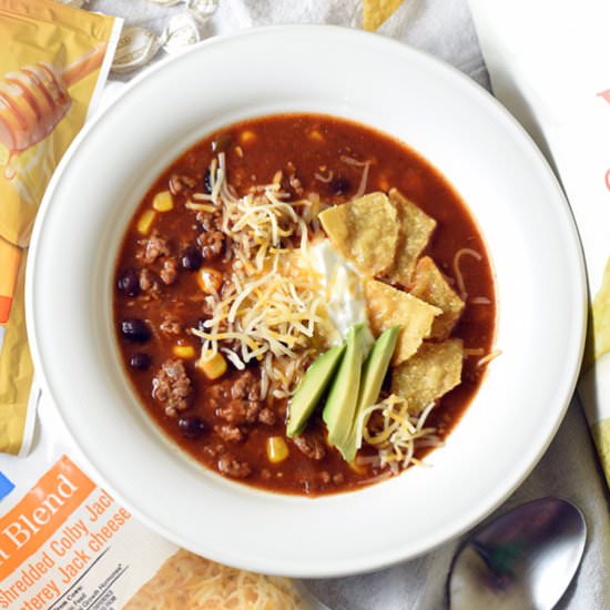 SLOW COOKER TACO SOUP