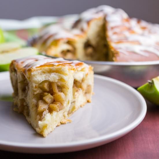 Giant Apple Cinnamon Roll