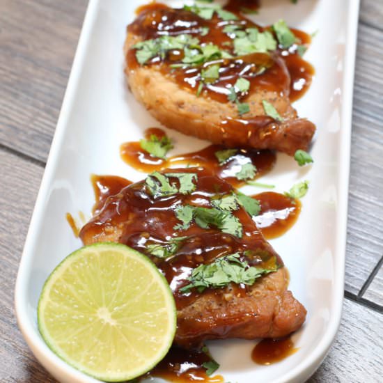INSTANT POT HONEY LIME GINGER PORK
