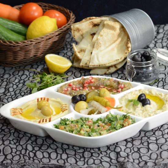 Arabic Mezze Platter