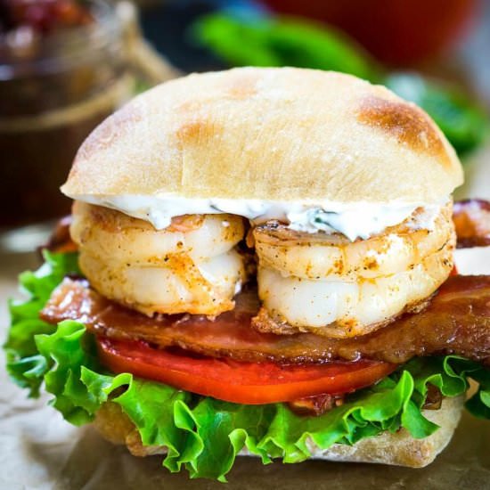 Most Amazing Shrimp BLT Sandwich