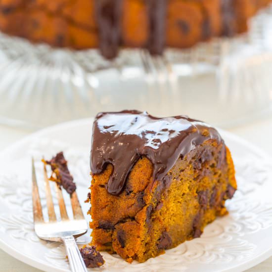 Pumpkin Chocolate Chip Bundt Cake