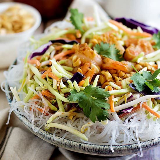 Quick and Easy Shrimp Noodle Salad