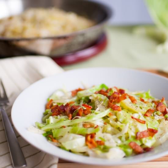 Sauteed Cabbage with Bacon