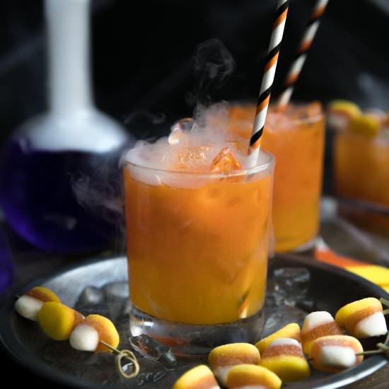 (150 calorie) Candy Corn Cocktail